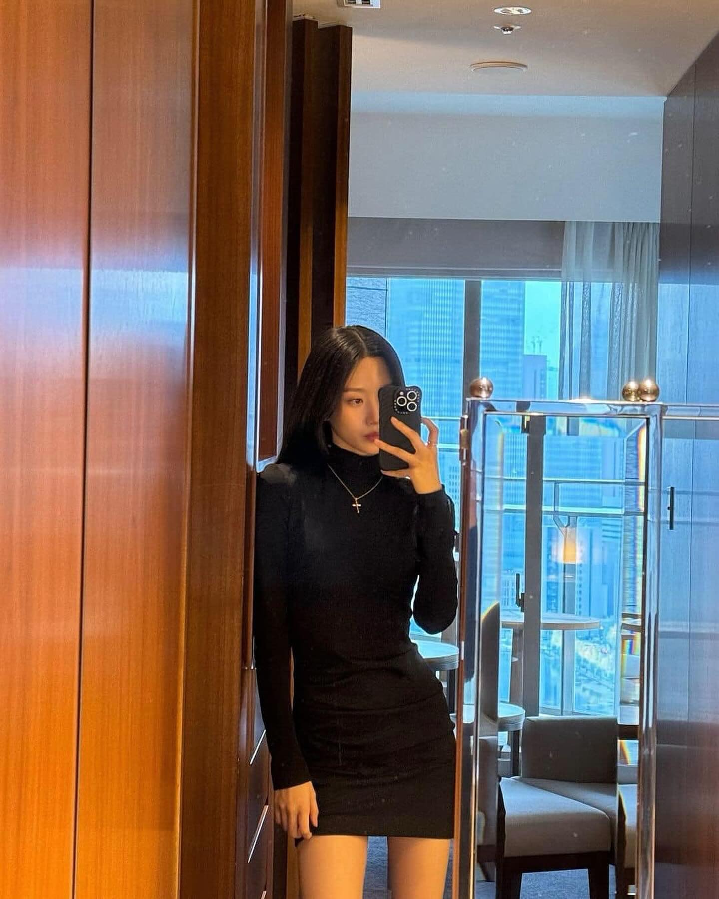 겨울 여리핏🖤🤍니트 원피스로 이미지