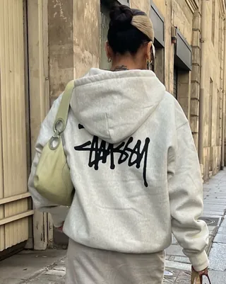 힙한 꾸안꾸🖤🤍스투시 후드티 이미지