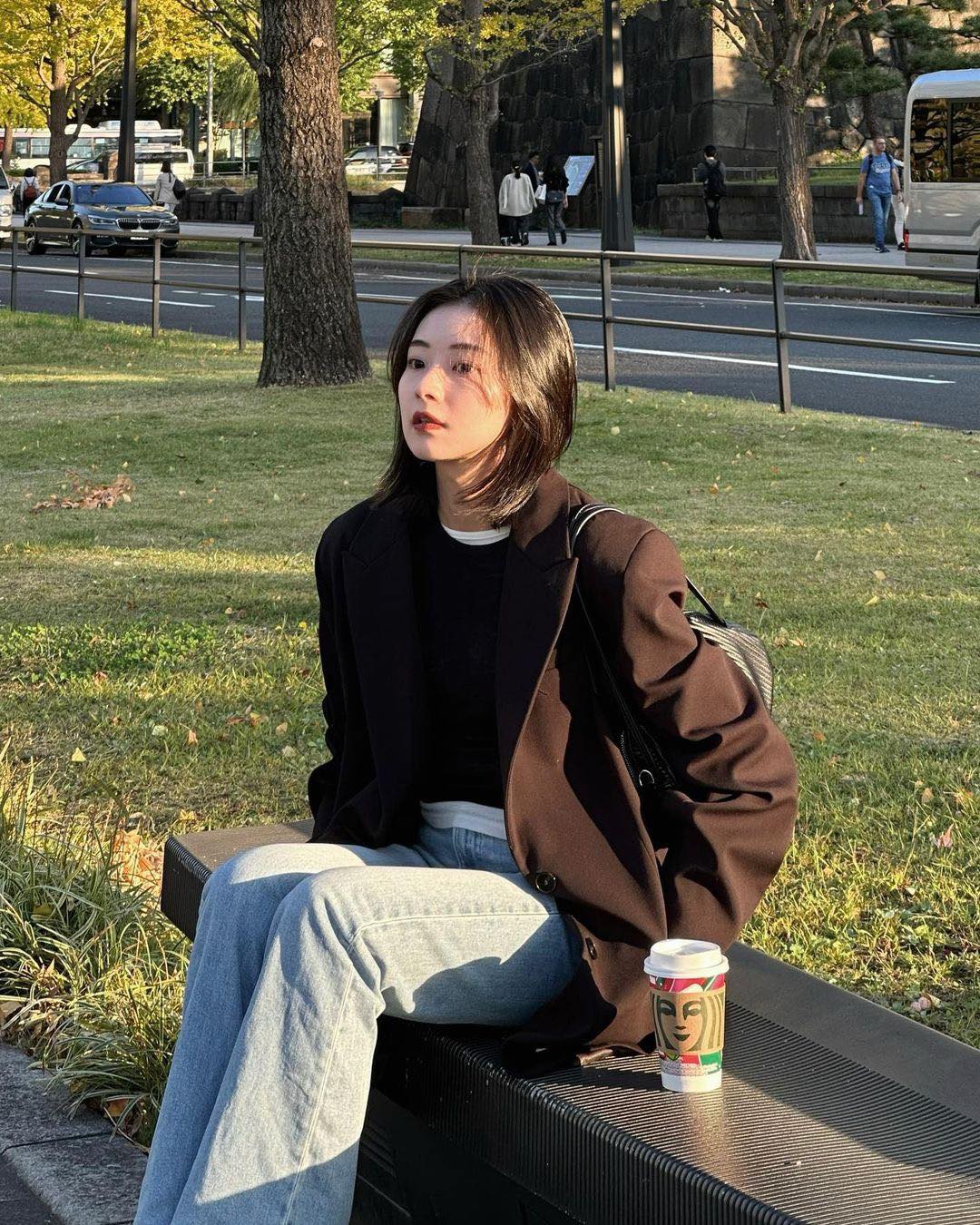 C컬펌으로 중단발도 예쁘게💇♀️🩶 이미지