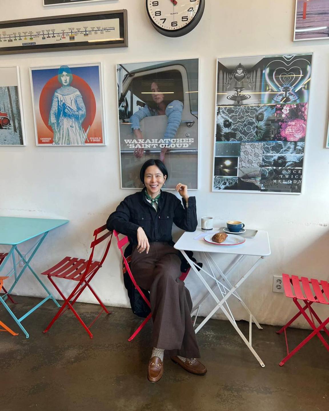 브라운 슬랙스로 고급진 겨울룩🤎 이미지3