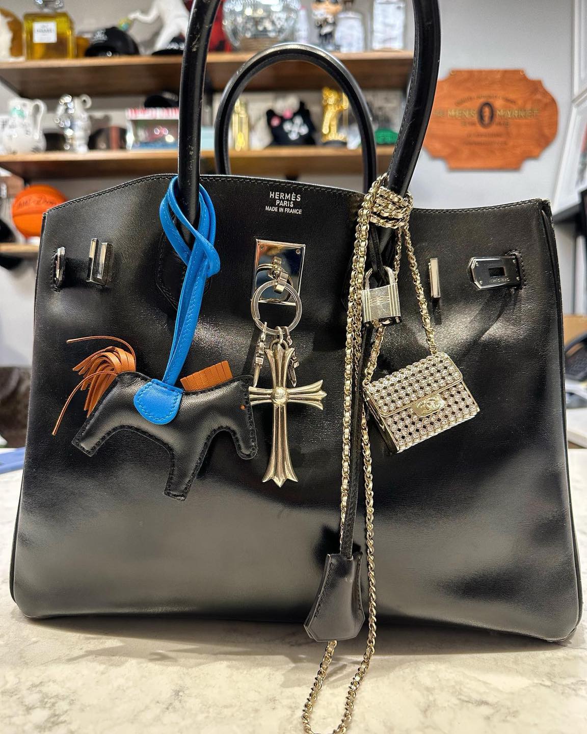 요즘 럭셔리 트렌드 에르메스 BAG꾸🩶 @크롬하츠 키링으로 멋짐 더하기⛓️✨ 이미지