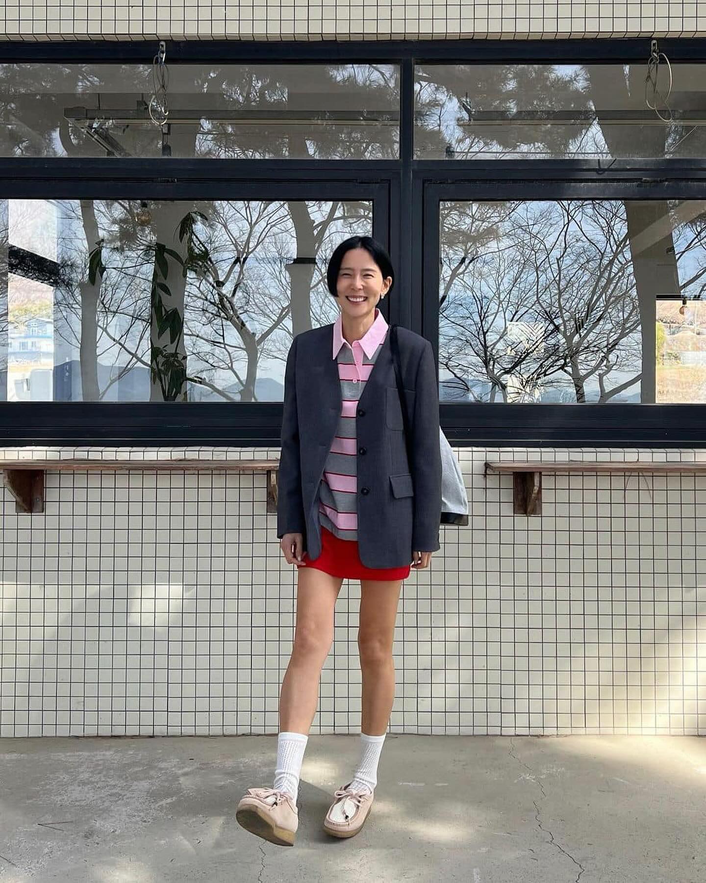 너드미 정석템👩🏻‍🏫🏇폴로셔츠 코디 이미지5