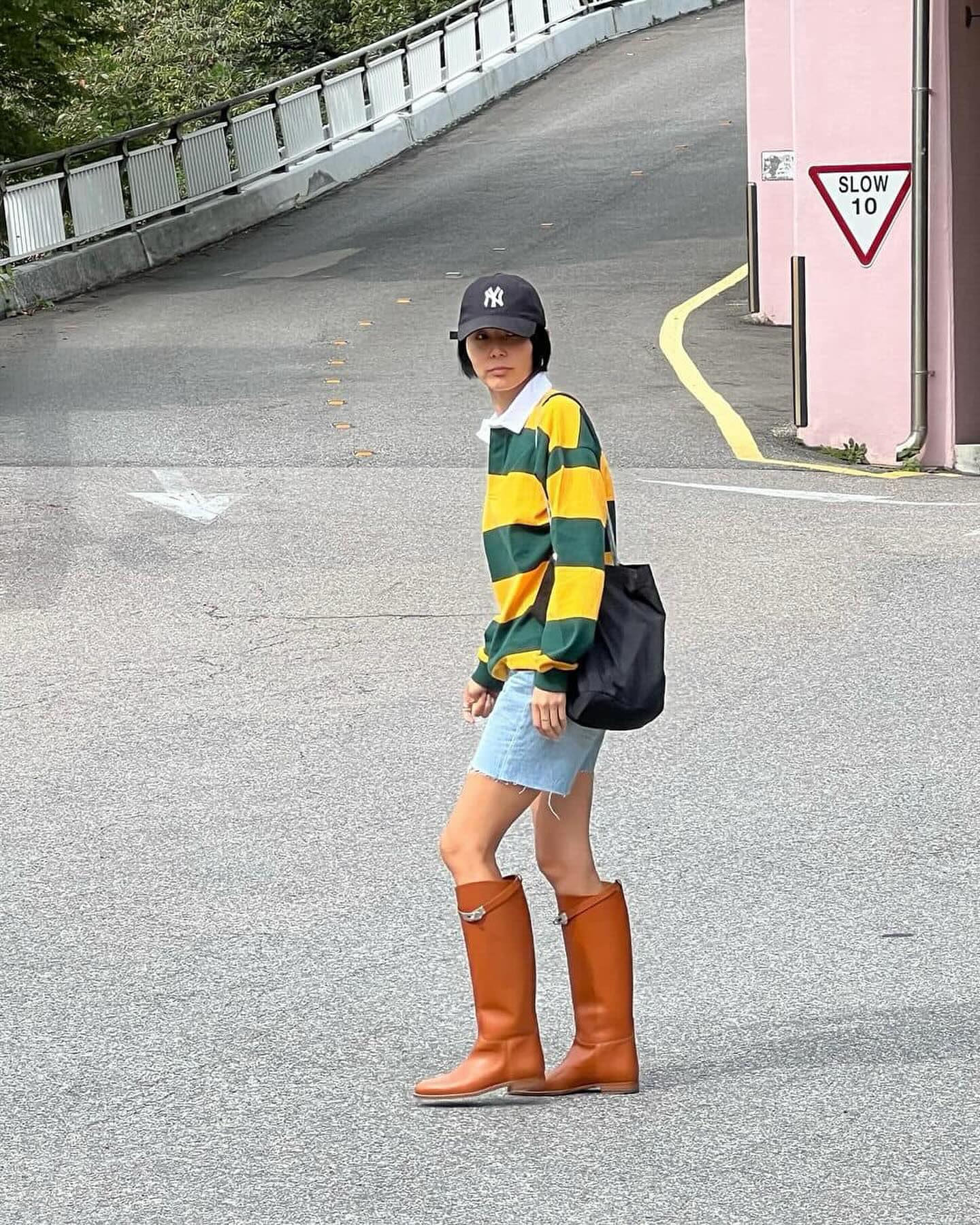 너드미 정석템👩🏻‍🏫🏇폴로셔츠 코디 이미지6