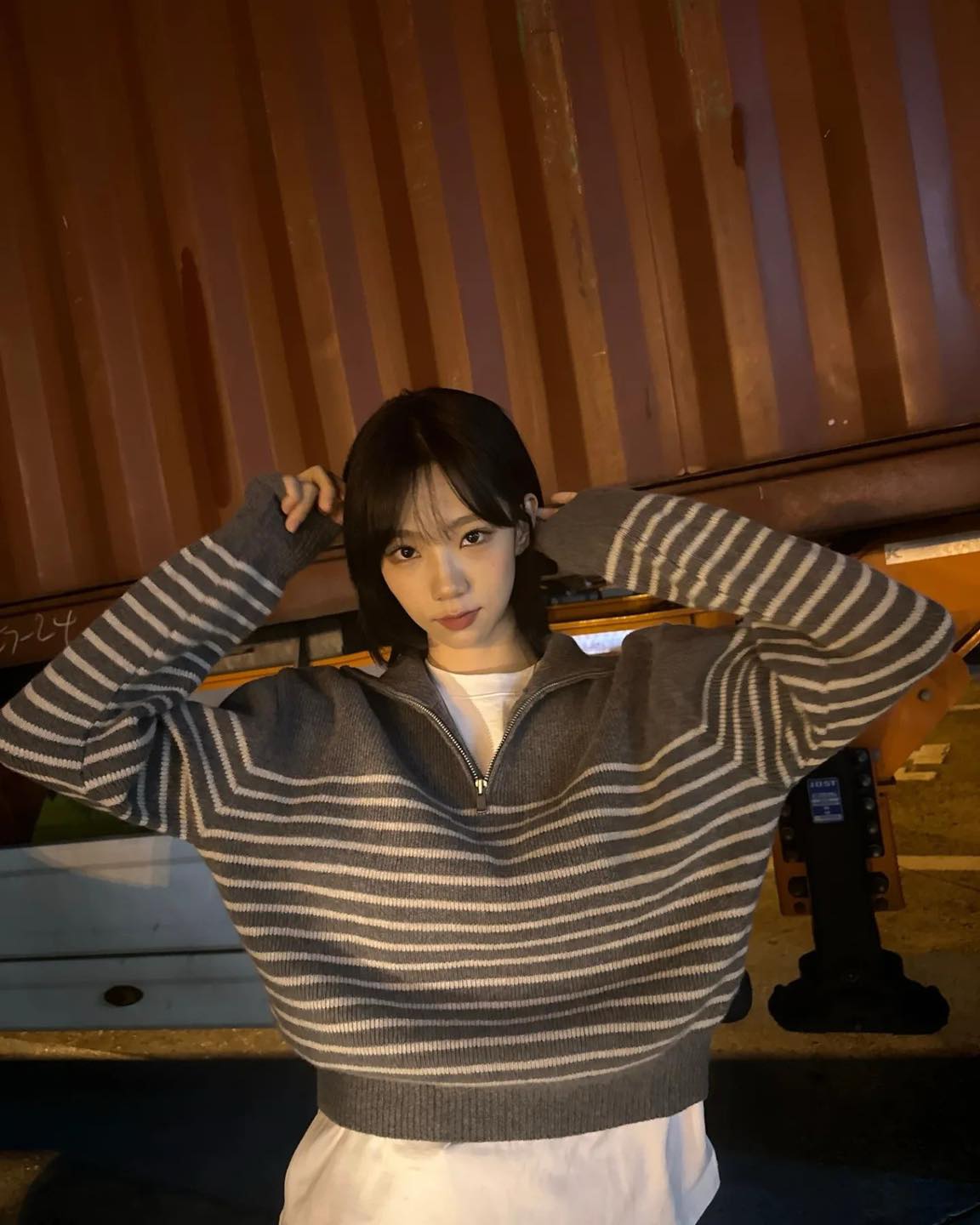 하프집업니트로 이쁜 데일리룩❣️ 이미지6