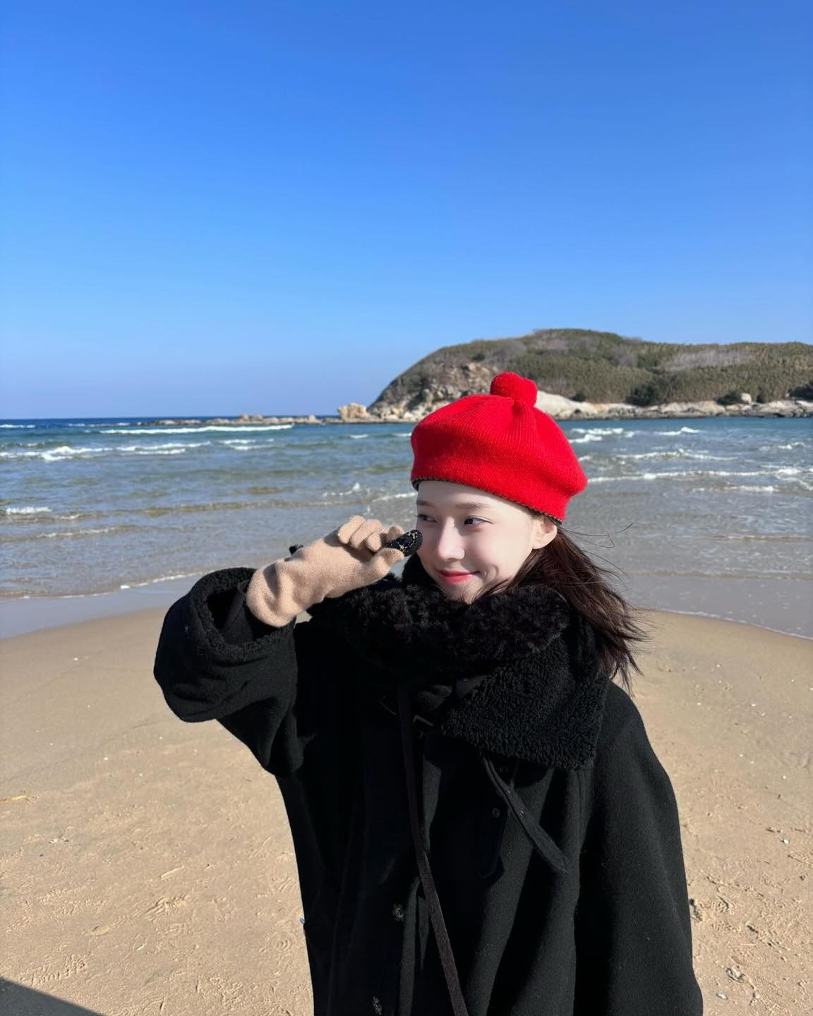 베레모로 러블리 한스푼 더해🧑🏻‍🎨❤️ 이미지2