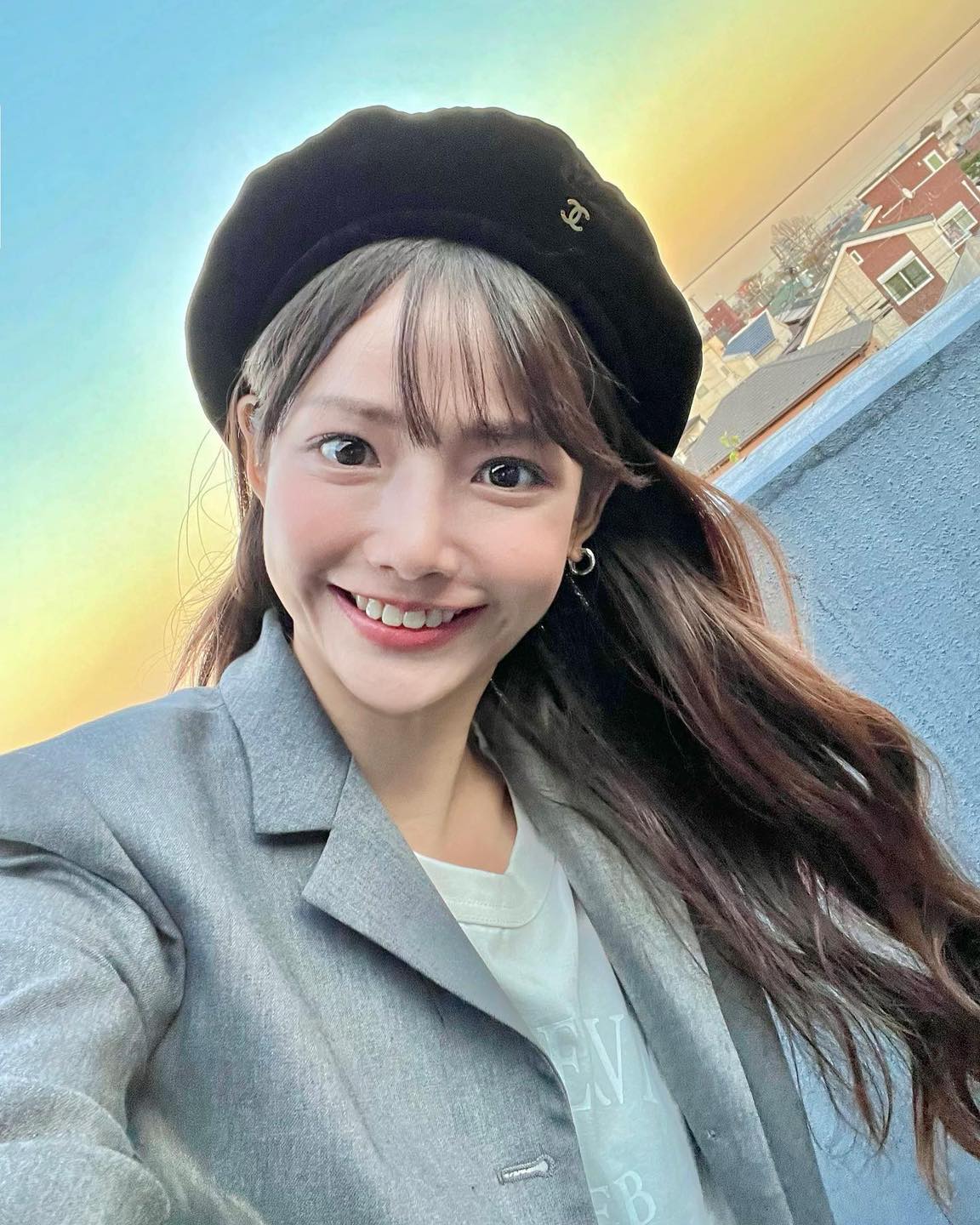 베레모로 러블리 한스푼 더해🧑🏻‍🎨❤️ 이미지1