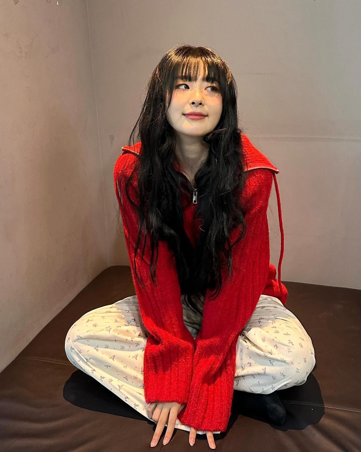 하프집업니트로 이쁜 데일리룩❣️ 이미지
