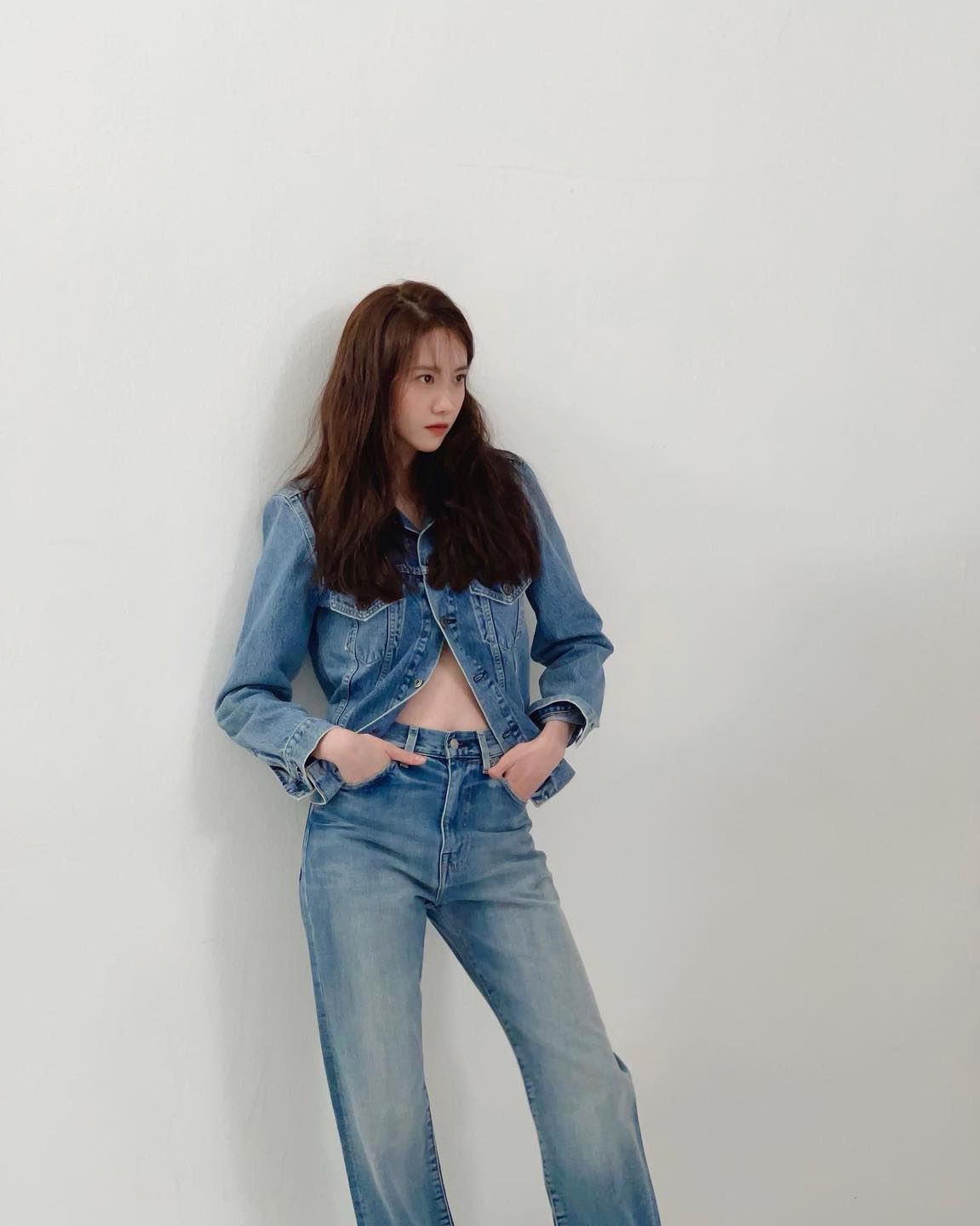올봄엔 슬림진으로 청청코디👖💙 이미지