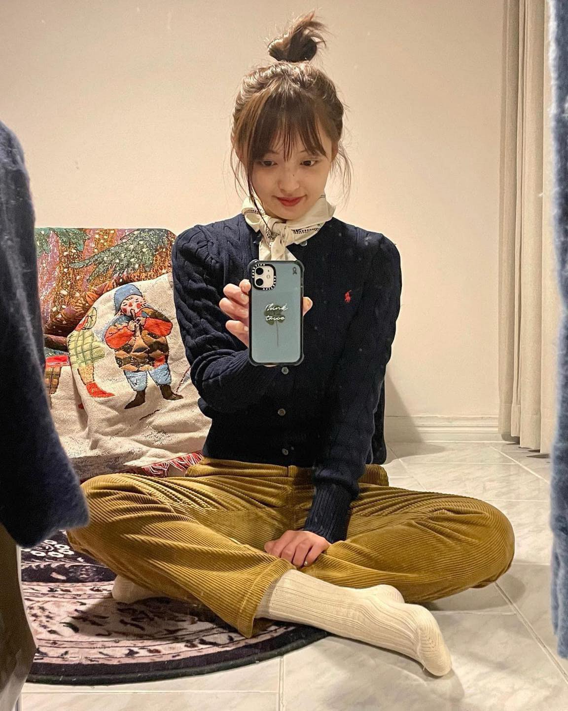 따숩게 브라운 코듀로이팬츠🤎🪵 이미지5