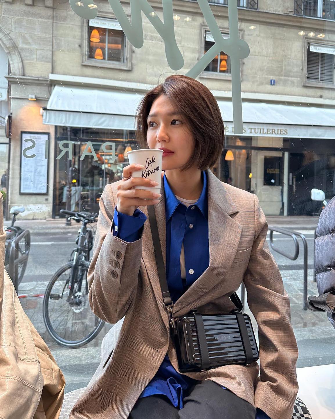 봄에는 프렌치 무드@체크 자켓🤎 이미지