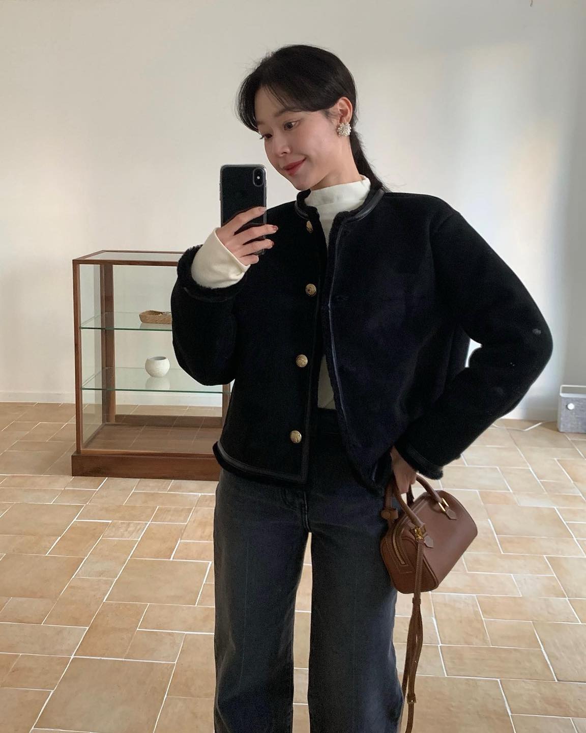 주미언니처럼 봄자켓 출근룩🖤🤎 이미지