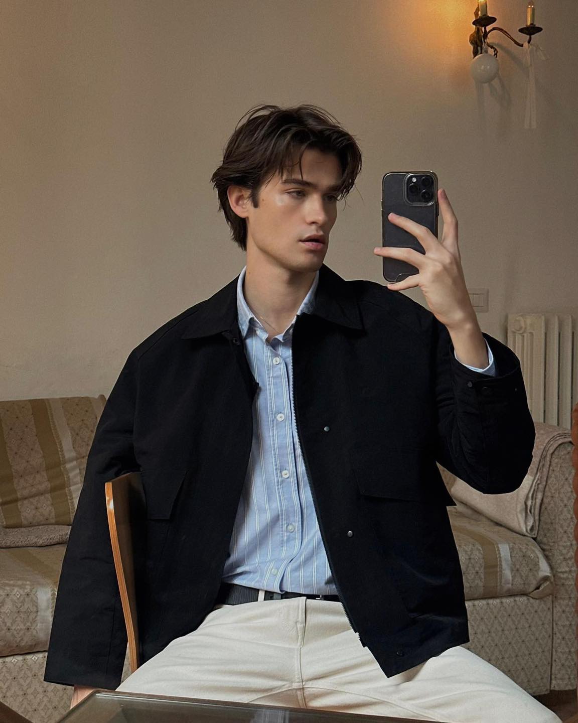 셔츠 이렇게 입어줘👔😍@남친 이미지