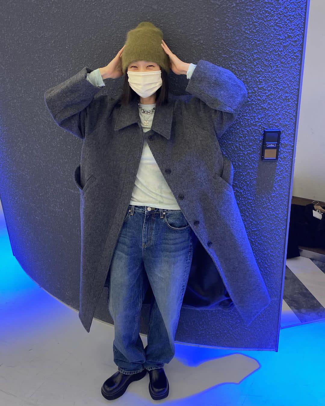 무심하게 깔끔차분 회색코트🩶 이미지9