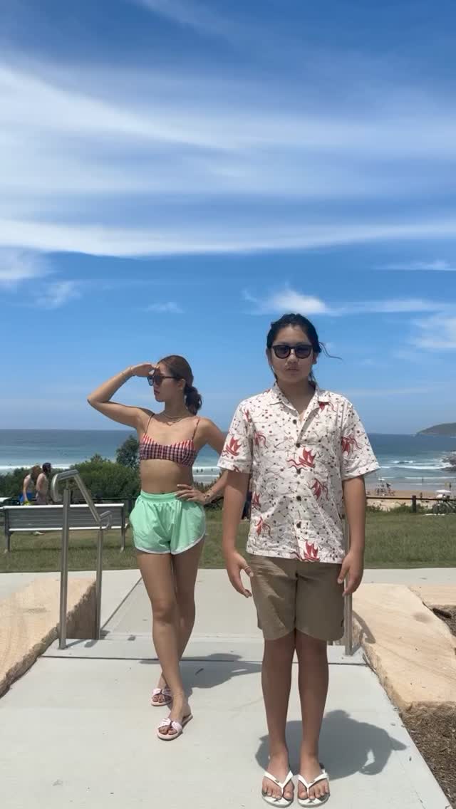 오마이걸 미미와 2010년생 시온이의 찐친 케미🩵우리도 여행 가서 @찍자✈️ 이미지