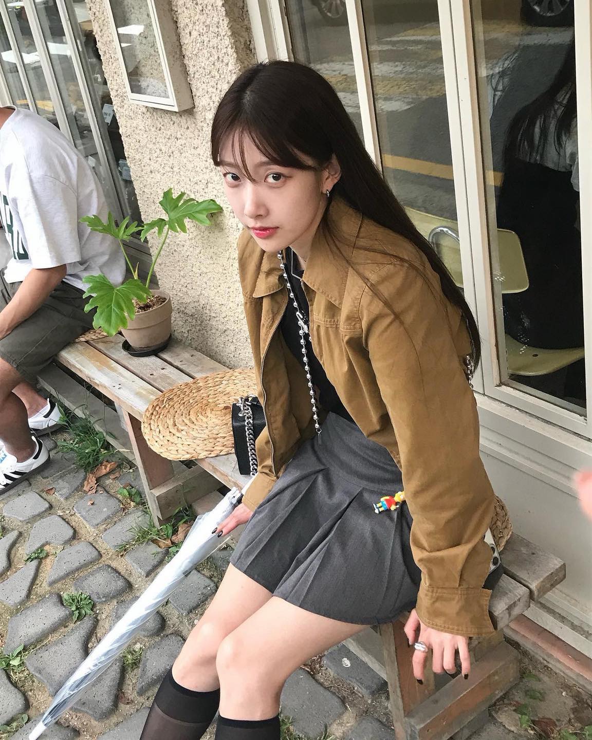 올봄엔 회색 미니 플리츠 준비☑️
 이미지