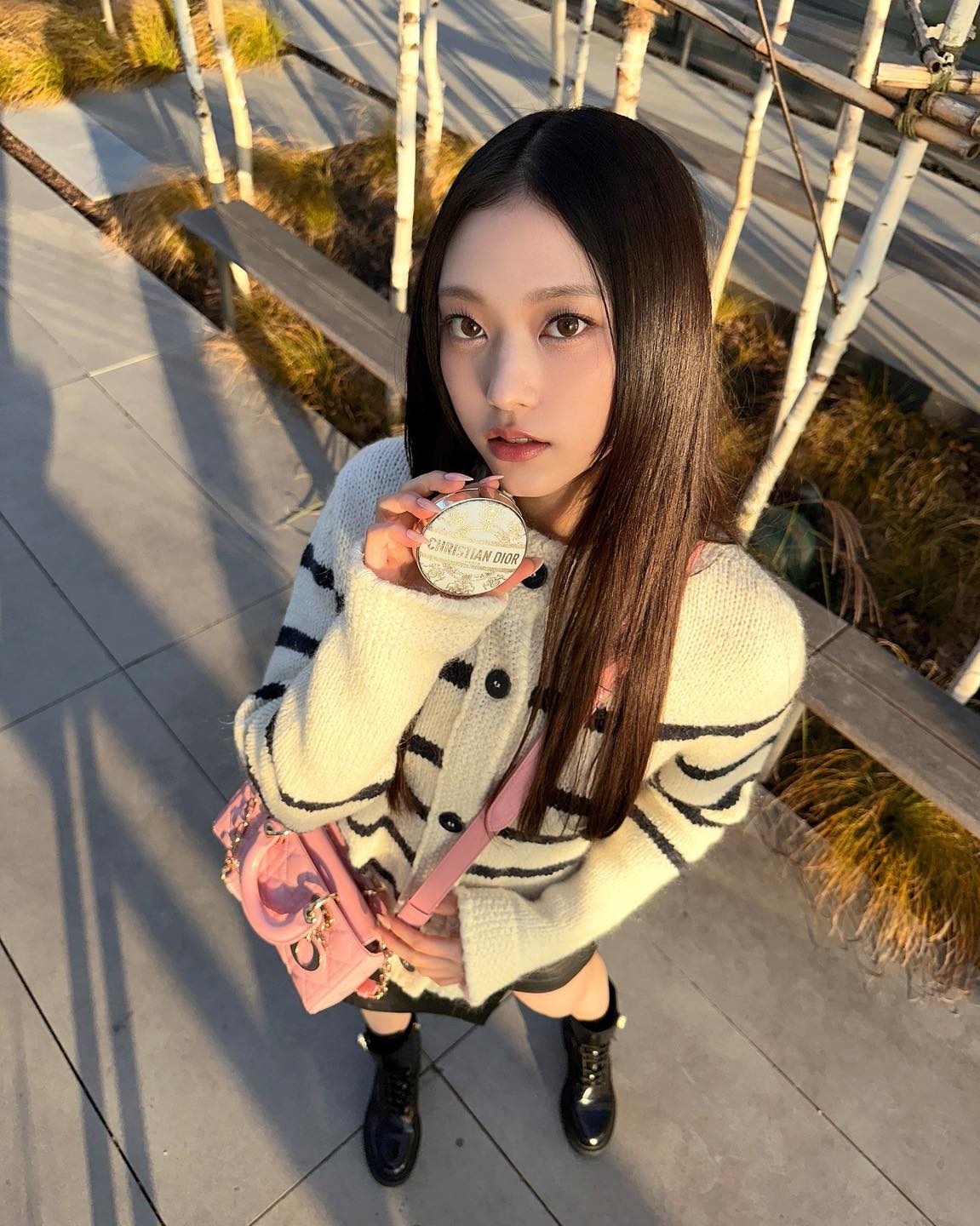 귀여운 봄 미니백👛 디올 핑크백
 이미지3