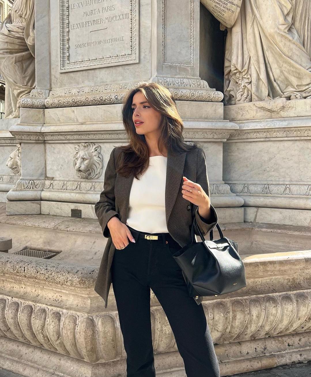 프렌치무드 가득한🥖체크자켓🤎 이미지4