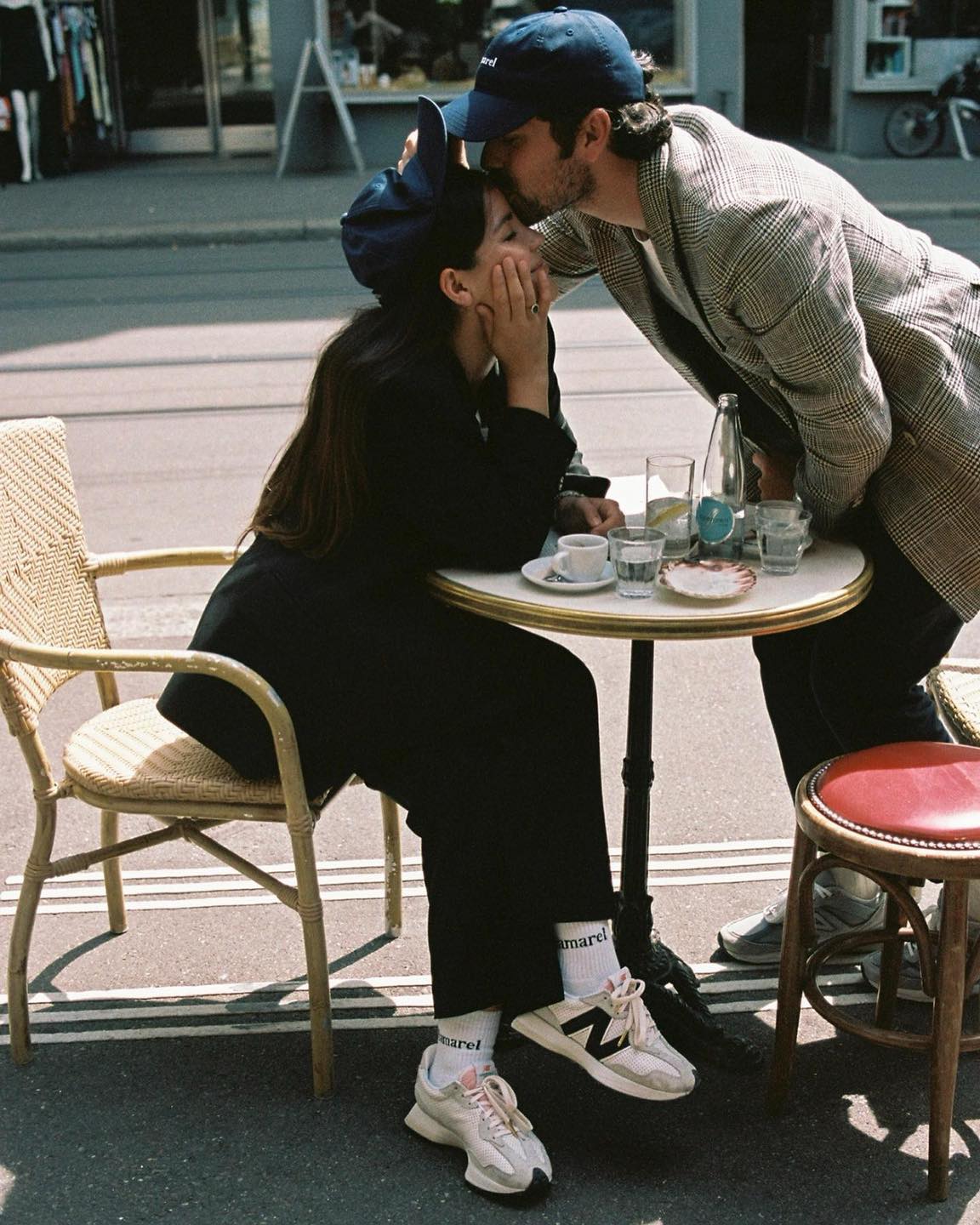 꾸안꾸 커플룩👩🏻‍❤️‍👨🏻🧢포인트 볼캡
 이미지