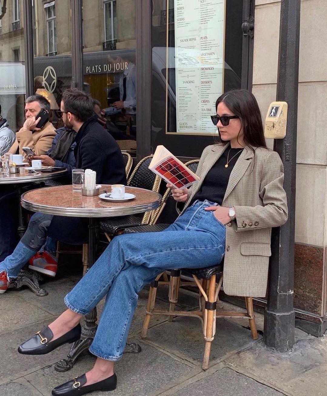 프렌치무드 가득한🥖체크자켓🤎 이미지6