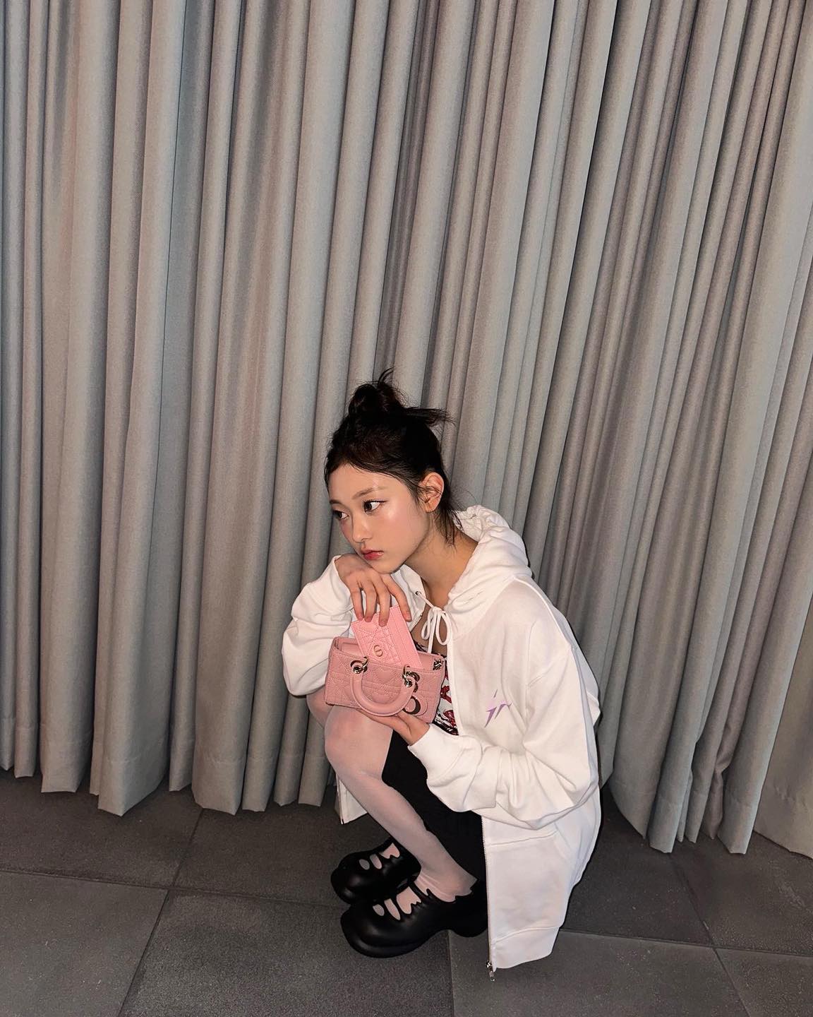 귀여운 봄 미니백👛 디올 핑크백 이미지