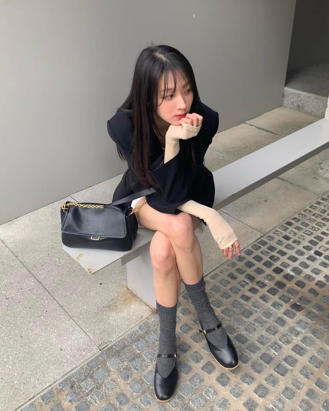 메리제인 단짝은 회색양말🩰🩶 이미지