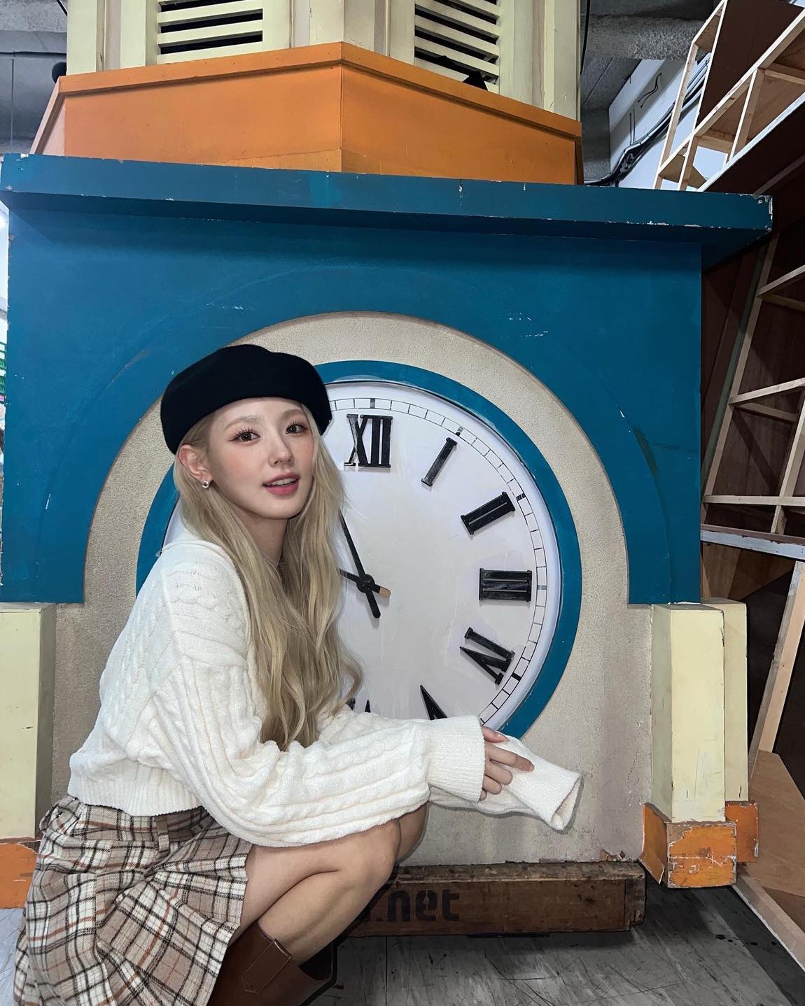 니트에 짧치로 이쁜 봄조합🎀☑️ 이미지