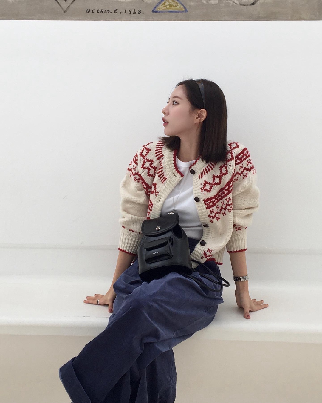 흰티에 청바지 그리고 가디건👖🤍​
 이미지6