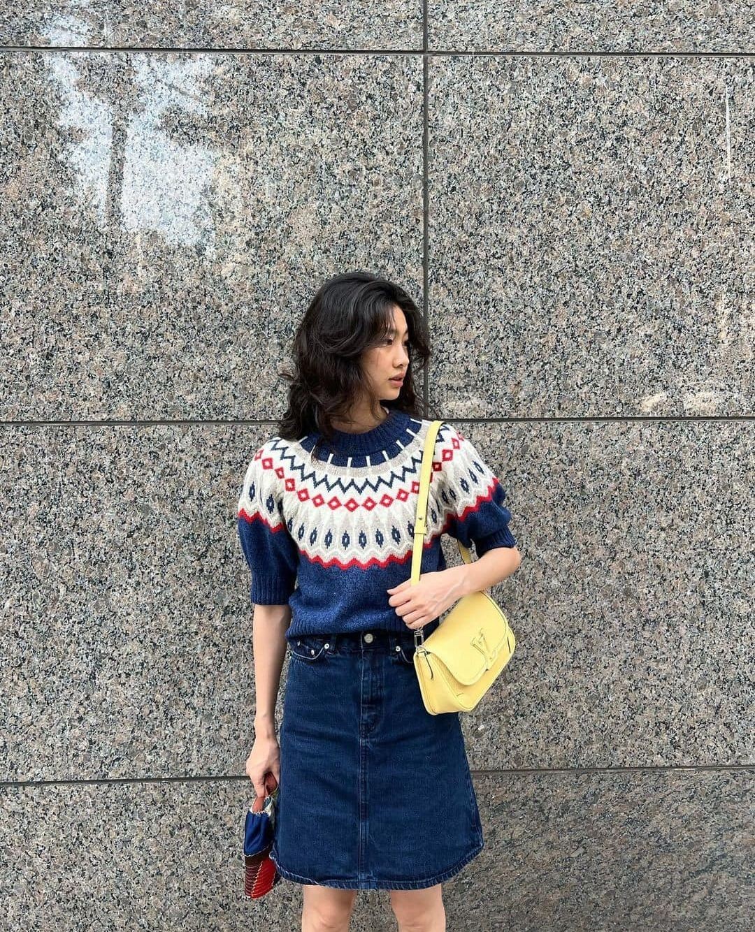 캐주얼한 데님스커트는 요렇게💙🩵⁠ 이미지