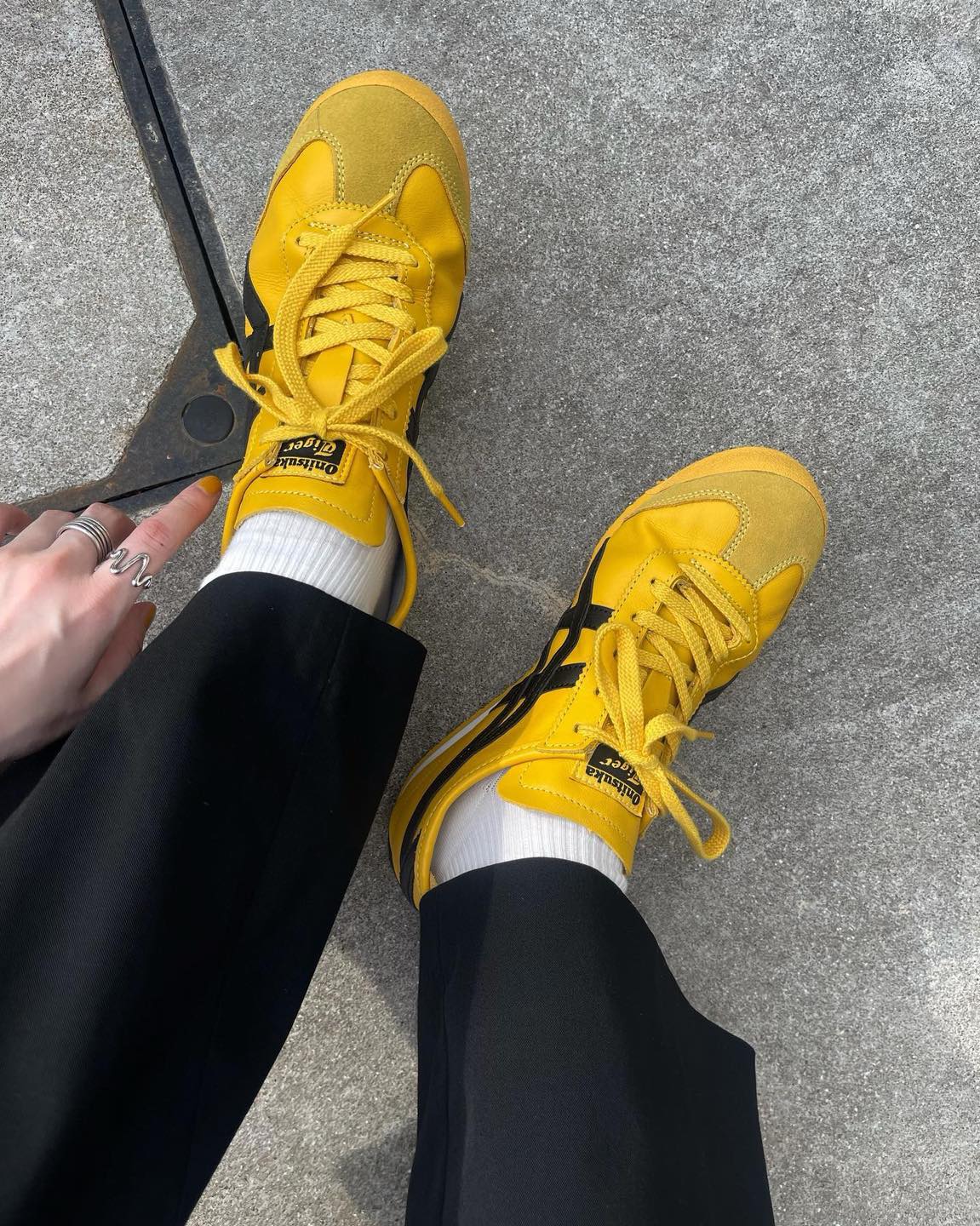 상큼한 포인트💛오니츠카 옐로우 이미지6