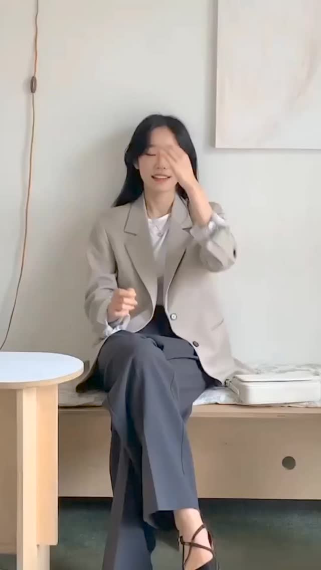 하객룩, 출근룩 다 소화가능한 블레이저+슬랙스룩🤍🌿 윤서언니 봄코디🌸 이미지