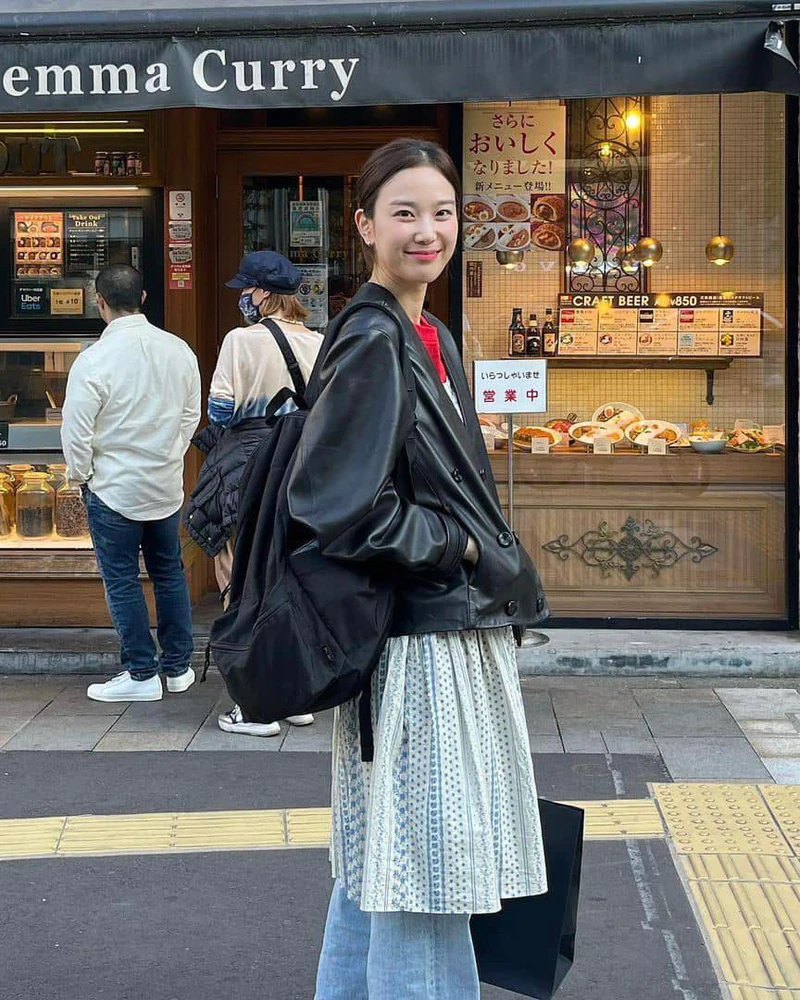찰떡궁합 원피스에 데님🤍🩵 이미지1