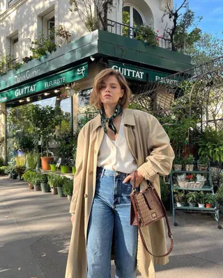 봄에는 트렌치 코트에 데님🧥👖 이미지