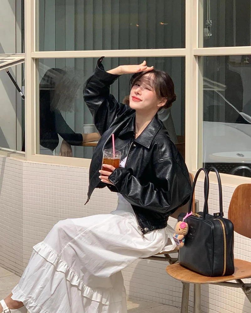 4월 봄코디🌸자켓+화이트원피스 이미지1
