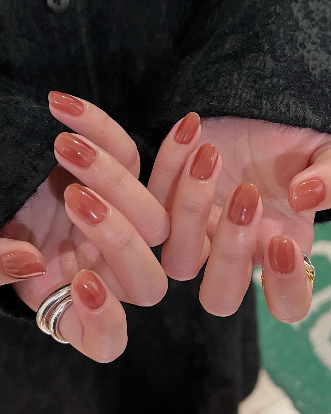 지금 딱 좋은 깔끔 원톤네일💅🏻🩷 이미지