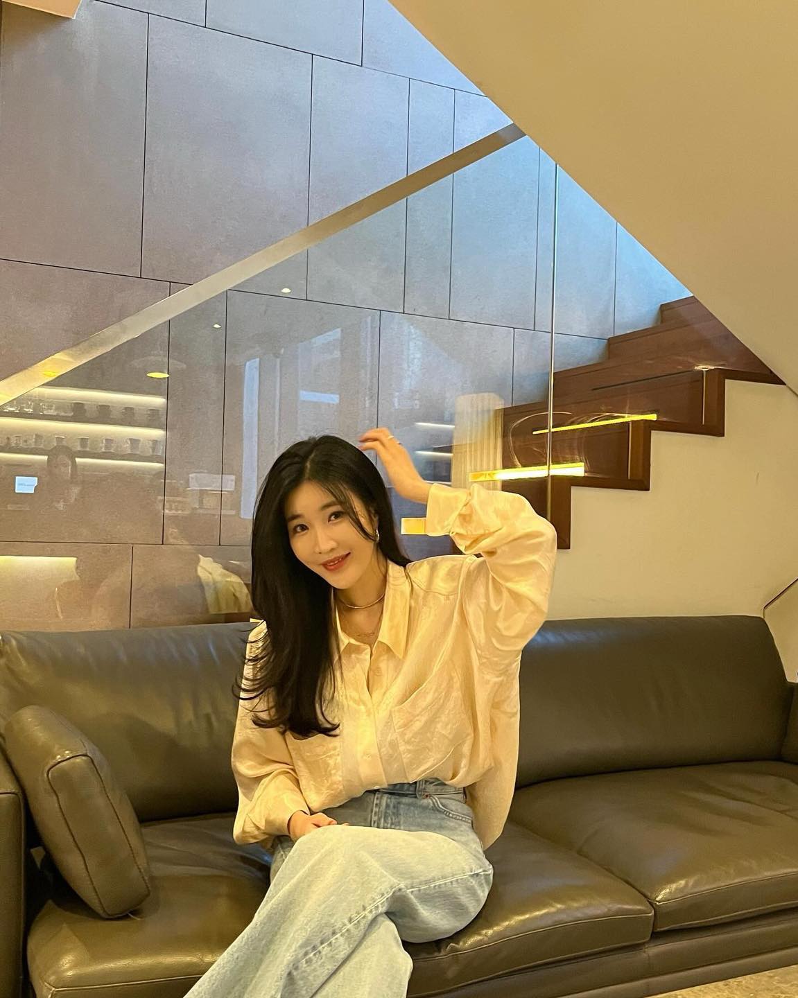 와이드진으로 편한 꾸안꾸👖🤍 이미지5