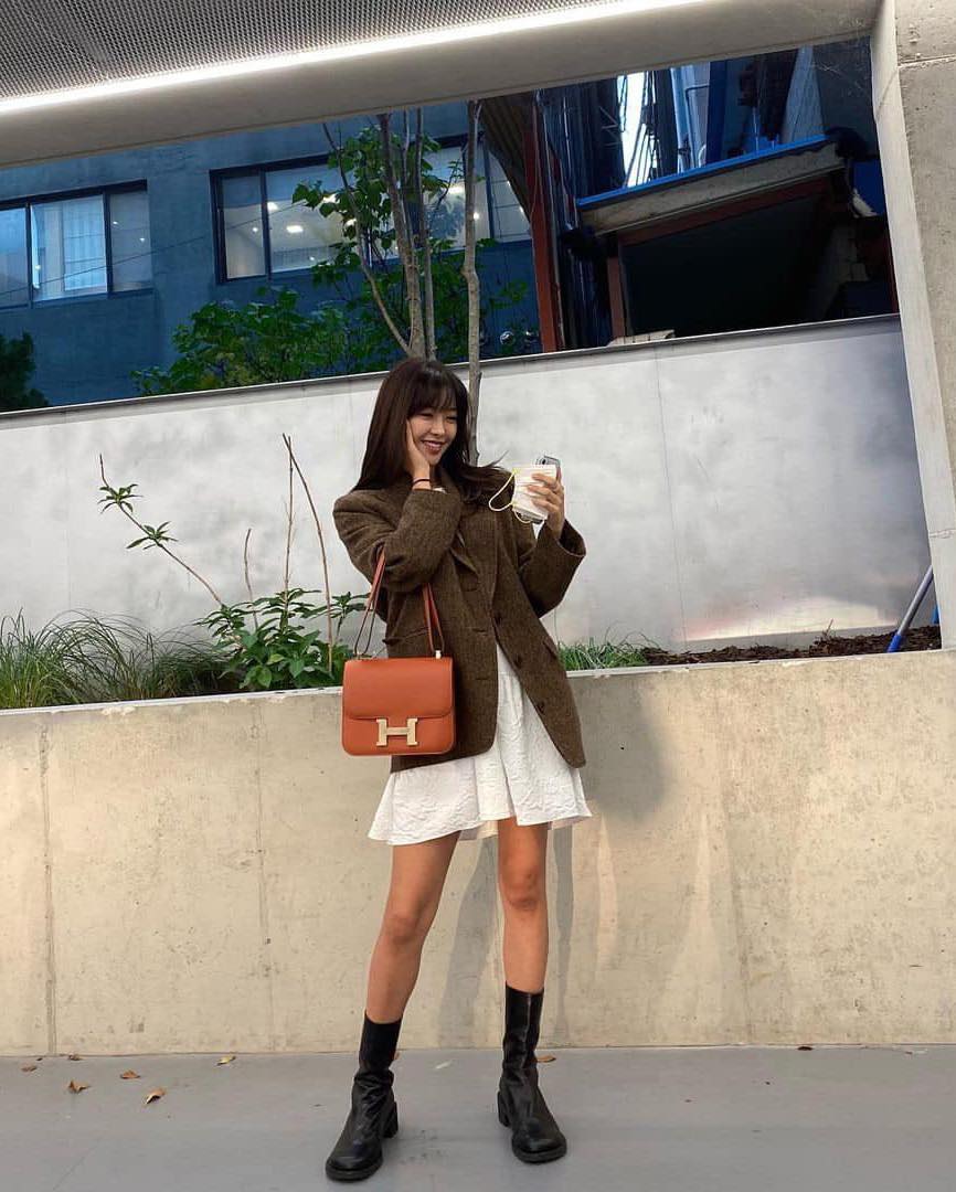 봄무드는 블레이저에 원피스🖤🤍 이미지